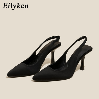 Dámske lodičky Eilyken Candy Colors, dizajnérske sandále s remienkom na chrbte, letné elegantné topánky na vysokých podpätkoch, svadobné a spoločenské topánky, 2024