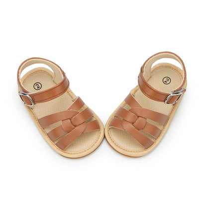 KIDSUN Beebikingad Imikusandaalid Nahast Kummist Lamedad Libisemiskindlad Pehme Tallaga Väikelapse Tüdrukutele Poisile Esimesed Kõndimisjalanõud Võrevoodi kingad Suurus 0-18M