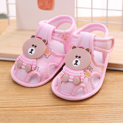 0-18M vastsündinu lõuendist kingad suvised multifilmid sandaalid vabaaja pehmed võrevoodi beebijalatsid Esimesed jalutuskärud beebisandaalid poistele tüdrukutele puukingad