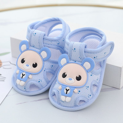 0-18M vastsündinu lõuendist kingad suvised multifilmid sandaalid vabaaja pehmed võrevoodi beebijalatsid Esimesed jalutuskärud beebisandaalid poistele tüdrukutele puukingad