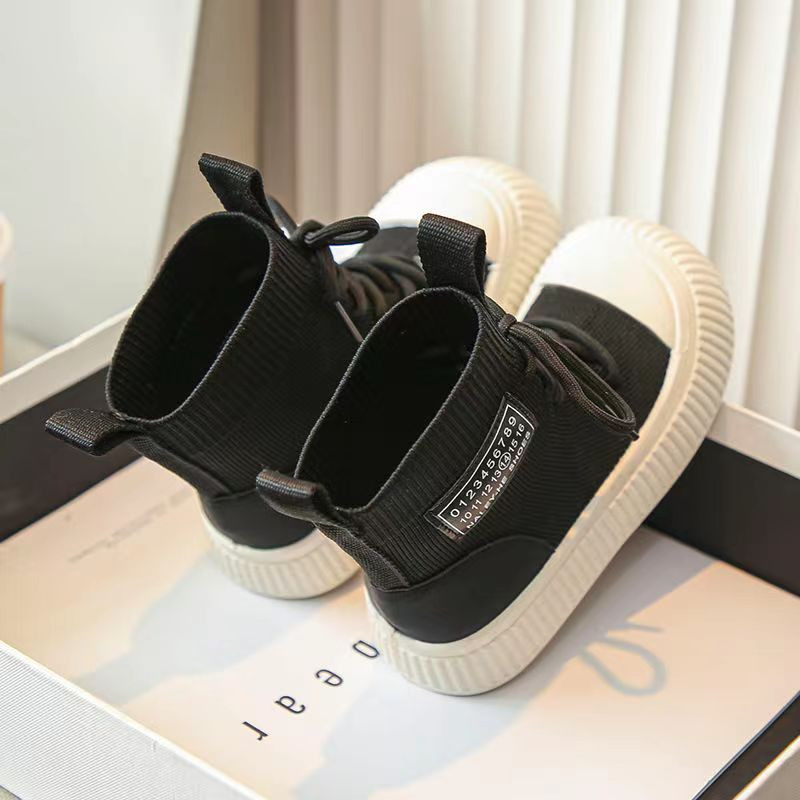 Dječje prozračne pletene čarape i čizme za proljeće i jesen 2023. Modne elastične visoke jednostruke čizme za dječake i djevojčice