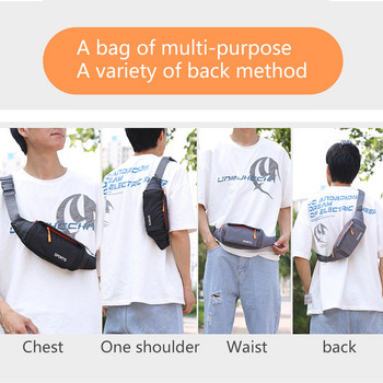 Нови водоустойчиви чанти за гърди Waist Pack Дамска чанта за бягане на кръста Поставка за мобилен телефон Мъже Gym Fitness Travel Pouch Колан