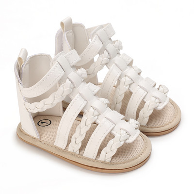 Letné detské topánky pre chlapcov a dievčatá, priedušné sandále, balerínky s mäkkou gumenou podrážkou, protišmykové, s mašľou, do postieľky, prvé chodítko