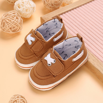 Pantofi pentru nou-născut, cu tematică maro, pantofi multicolori pentru băieți și fete, pantofi casual, cu talpă moale, anti-alunecare, pentru copii, primii plimbări