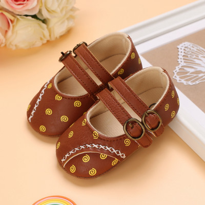 Pantofi pentru nou-născut, cu tematică maro, pantofi multicolori pentru băieți și fete, pantofi casual, cu talpă moale, anti-alunecare, pentru copii, primii plimbări