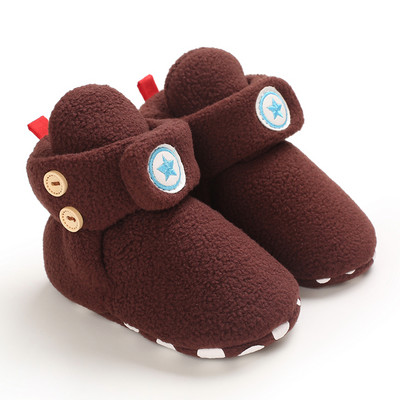 Slatke božićne cipele za novorođenčad Dječaci Djevojčice Prve hodalice Mekano dno Dojenčad Tople čizme za snijeg 0-18 mjeseci