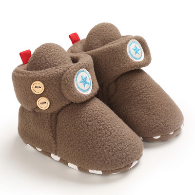 Slatke božićne cipele za novorođenčad Dječaci Djevojčice Prve hodalice Mekano dno Dojenčad Tople čizme za snijeg 0-18 mjeseci