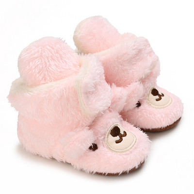 Slatke božićne cipele za novorođenčad Dječaci Djevojčice Prve hodalice Mekano dno Dojenčad Tople čizme za snijeg 0-18 mjeseci