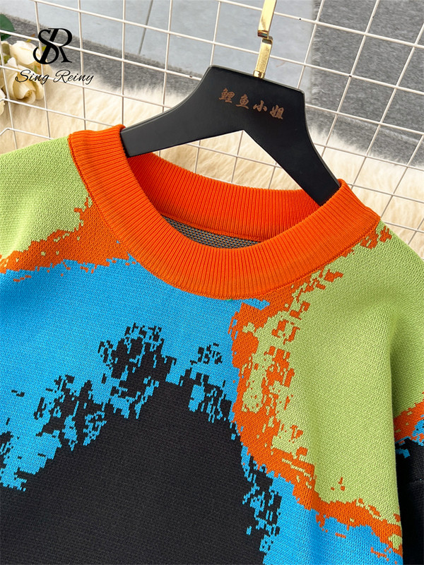 SINGREINY Zimska modna debela džemperska odijela 2023. Široki pulover s vezanjem + elastične duge hlače Ležerni pleteni dvodijelni kompleti