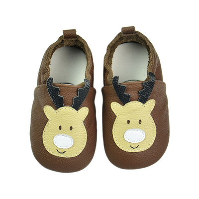 Puha valódi bőr fiú lányok csúszásmentes cipő 0-2 éves babacipők őszi baba tornacipők kisgyermek papucsok puha talp első járóka