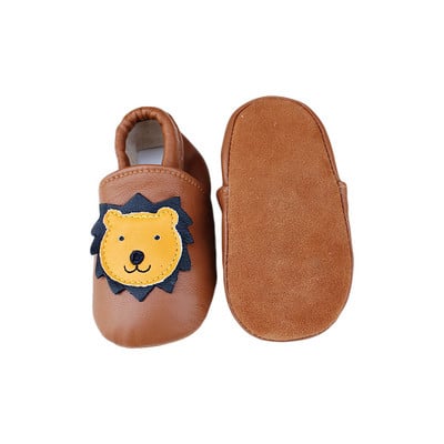 Puha valódi bőr fiú lányok csúszásmentes cipő 0-2 éves babacipők őszi baba tornacipők kisgyermek papucsok puha talp első járóka