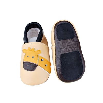 Puha valódi bőr fiú lányok csúszásmentes cipő 0-2 éves babacipők őszi baba tornacipők kisgyermek papucsok puha talp első járóka