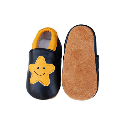 Puha valódi bőr fiú lányok csúszásmentes cipő 0-2 éves babacipők őszi baba tornacipők kisgyermek papucsok puha talp első járóka