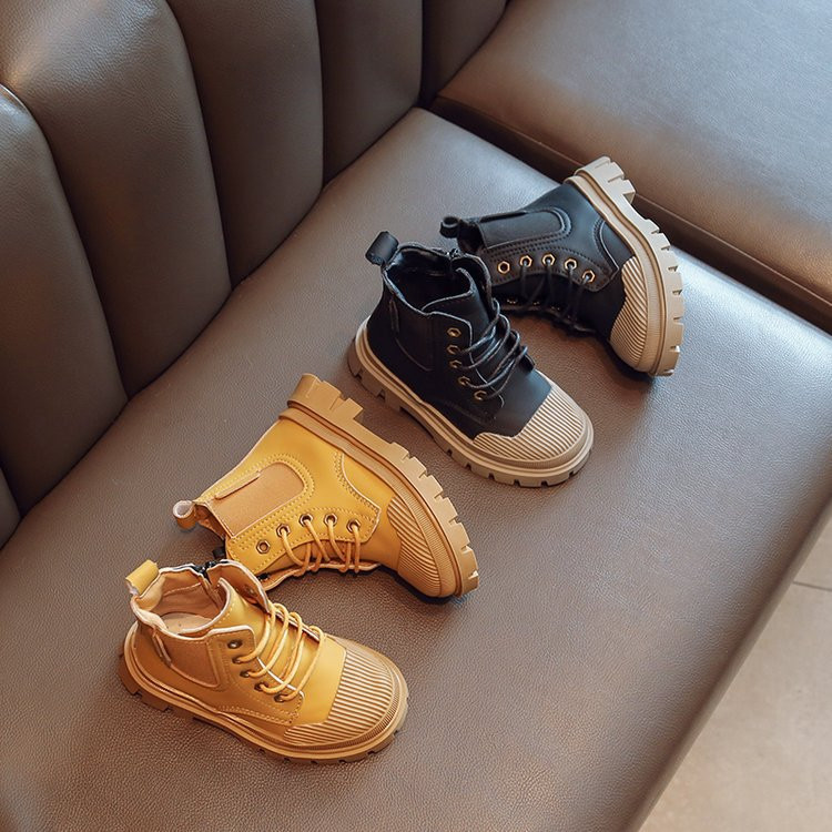 Zgodne visoke cipele za hodanje na otvorenom, dječje čizme s platformom na vezanje za slobodno vrijeme, dječje ulične cipele za dječake i djevojčice G07275