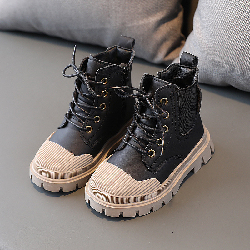 Zgodne visoke cipele za hodanje na otvorenom, dječje čizme s platformom na vezanje za slobodno vrijeme, dječje ulične cipele za dječake i djevojčice G07275