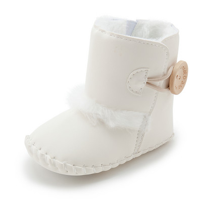 KIDSUN Čizme za novorođenčad Zimske tople djevojčice Dječaci Cipele za malu djecu Prve hodalice Dječje čizmice za snijeg s mekim potplatom za 0-18 m.