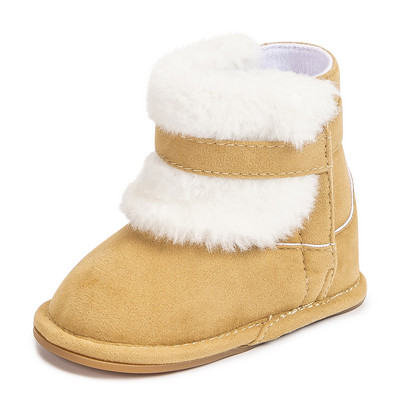 KIDSUN Čizme za novorođenčad Zimske tople djevojčice Dječaci Cipele za malu djecu Prve hodalice Dječje čizmice za snijeg s mekim potplatom za 0-18 m.