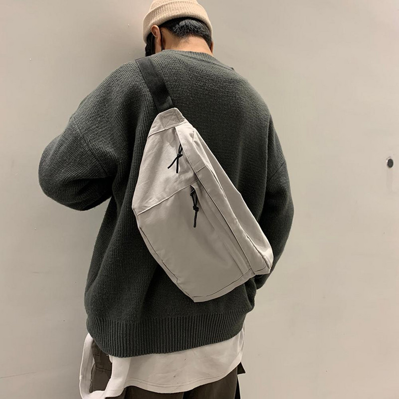 Torba za struk velikog kapaciteta, platnena torbica za muškarce i žene, velika torba za prsa, višenamjenske torbe za prsa, torbice za struk od banane