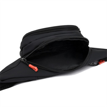 Ανδρική τσάντα μέσης Casual μεγάλο σπορ τρέξιμο Fanny Pack Ανδρική τσάντα χιαστί Μόδα Τσάντα στήθους Τηλεφωνικό τσαντάκι αδιάβροχη τσάντα πολλαπλών χρήσεων