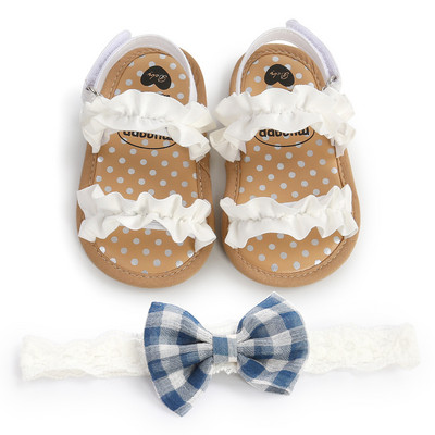 Sandale noi de vară pentru bebeluși pentru bebeluși nou-născuți pentru fetiță Pantofi de pânză cu talpă moale plată pentru sugari, anti-alunecare, pantofi multicolori