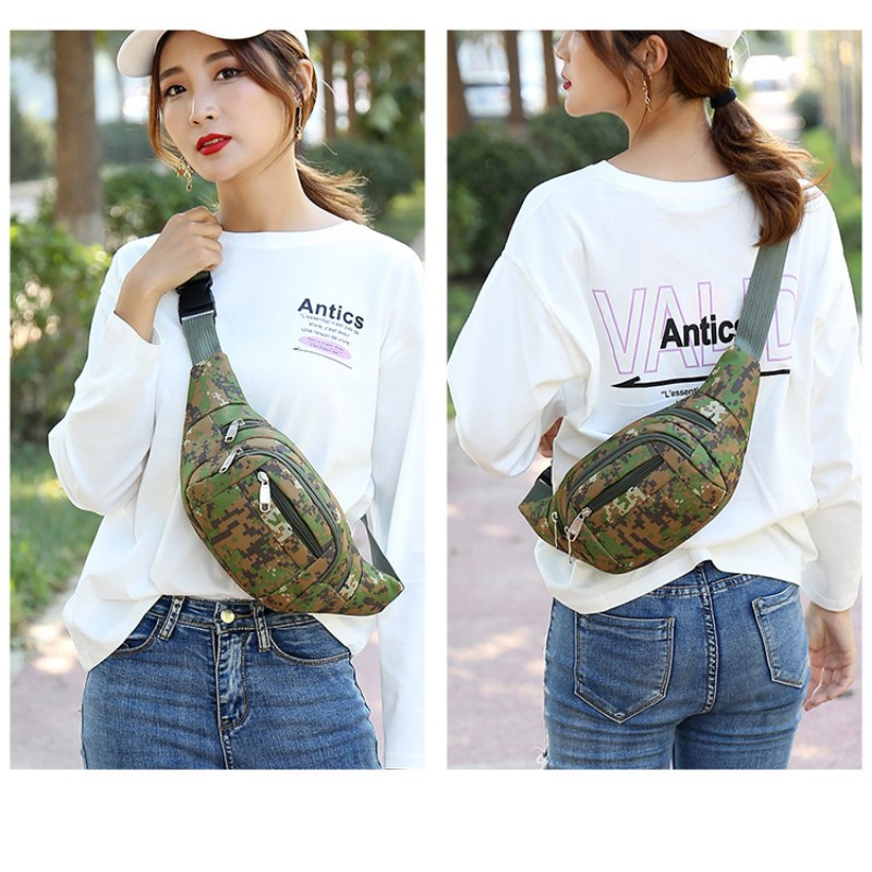 Νέα μόδα ανδρική γυναικεία τσάντα μέσης παραλλαγής Τσάντα για τηλεφωνική ζώνη μεγάλης χωρητικότητας Υπαίθριο ταξίδι Casual Fanny Pack Τσάντα στήθους