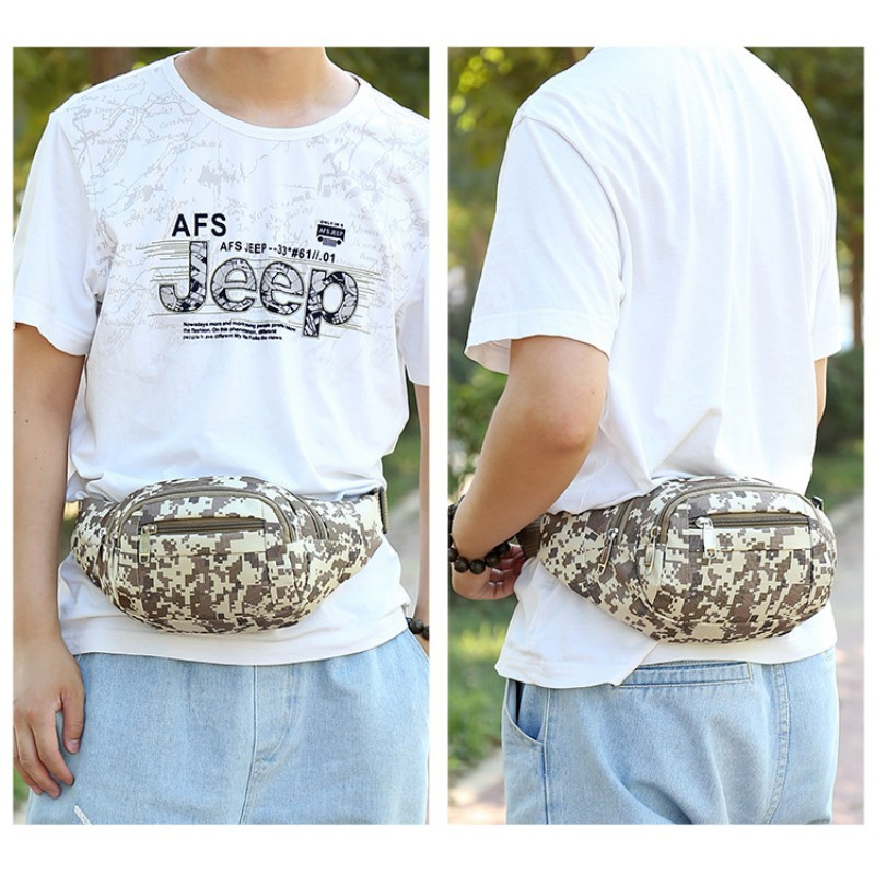 Νέα μόδα ανδρική γυναικεία τσάντα μέσης παραλλαγής Τσάντα για τηλεφωνική ζώνη μεγάλης χωρητικότητας Υπαίθριο ταξίδι Casual Fanny Pack Τσάντα στήθους