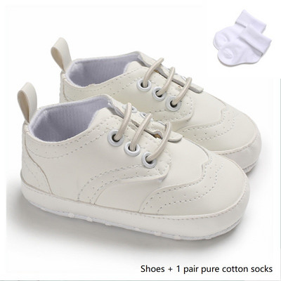 Nou-născut Bebeluș Băiețel Fată Culoarea inimii Pantofi din piele pentru sugari Încălțăminte de cauciuc Anti-alunecare pentru copii mici Pantofi ocazionali pentru bebeluși 0-18M