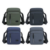 Muška torba preko ramena Ležerna modna torbica za mobilni telefon Jednostavna prijenosna podesiva naramenica Jednobojne poslovne torbice s više džepova