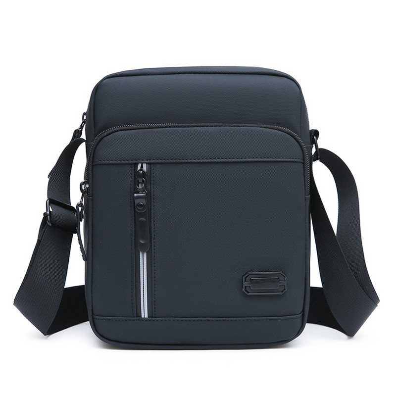 Muška torba preko ramena Ležerna modna torbica za mobilni telefon Jednostavna prijenosna podesiva naramenica Jednobojne poslovne torbice s više džepova