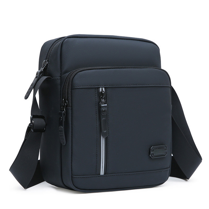 Muška torba preko ramena Ležerna modna torbica za mobilni telefon Jednostavna prijenosna podesiva naramenica Jednobojne poslovne torbice s više džepova