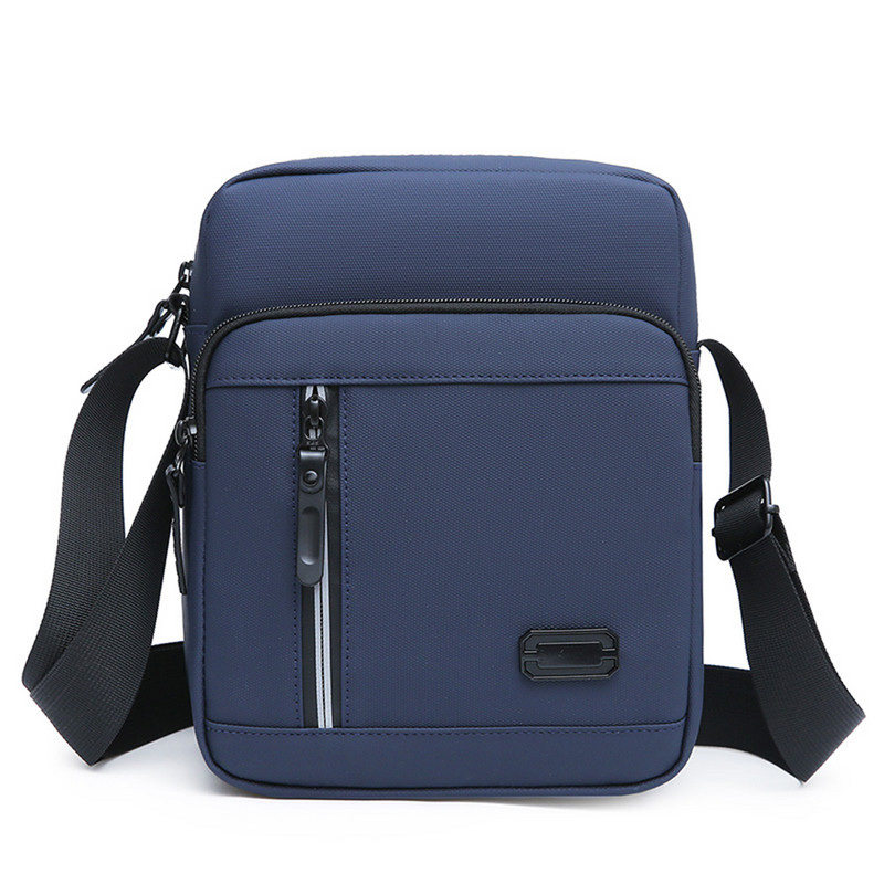 Muška torba preko ramena Ležerna modna torbica za mobilni telefon Jednostavna prijenosna podesiva naramenica Jednobojne poslovne torbice s više džepova
