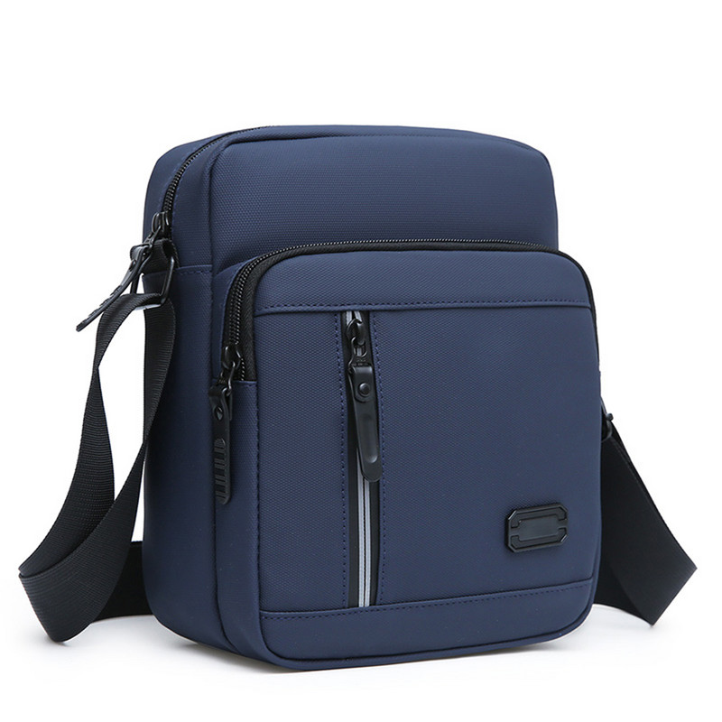 Muška torba preko ramena Ležerna modna torbica za mobilni telefon Jednostavna prijenosna podesiva naramenica Jednobojne poslovne torbice s više džepova