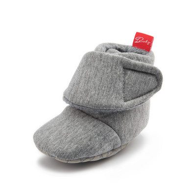 KIDSUN Kūdikių vaikiškos lovelės batai kūdikiams žieminės kojinės Batai Šilti bateliai Tvirtas medvilninis neslystantis minkštas padas mažyliui Pirmosios vaikštynės naujagimiui