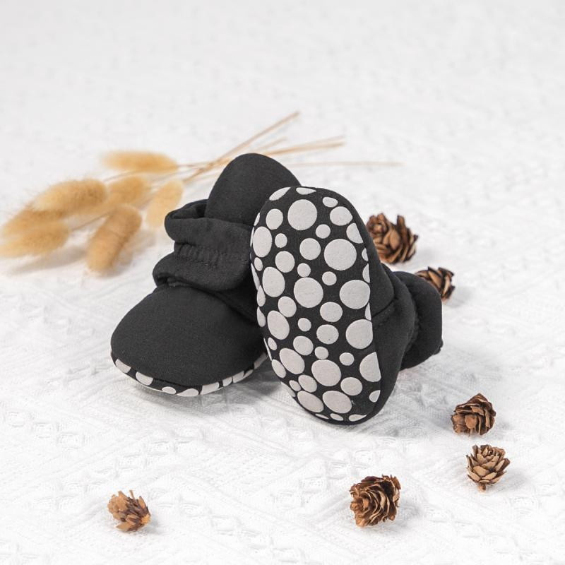 KIDSUN Kūdikių vaikiškos lovelės batai kūdikiams žieminės kojinės Batai Šilti bateliai Tvirtas medvilninis neslystantis minkštas padas mažyliui Pirmosios vaikštynės naujagimiui