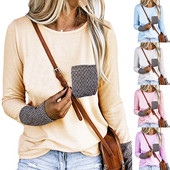 Βαμβακερή μπλούζα μεγάλου μεγέθους Γυναικεία μπλουζάκια και μπλούζες Φθινοπωρινά μονόχρωμα μακρυμάνικα vintage O λαιμόκοψη Γυναικεία πουκάμισα 2020 Blusas