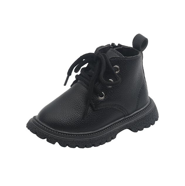 Jesenske dječje modne čizme Nove dječje kožne cipele Čizme za snijeg za dječake Zimske tople plišane vodootporne čizme Neklizajuće cipele za djevojčice