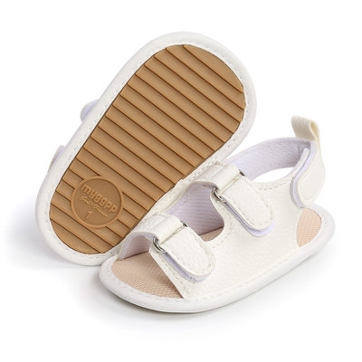 Jaundzimušo mazuļu zēni meitenēm vasaras sandales zīdaiņu apavi Gumijas mīksta zole neslīdoša toddler First Walker bērnu gultiņas apavi