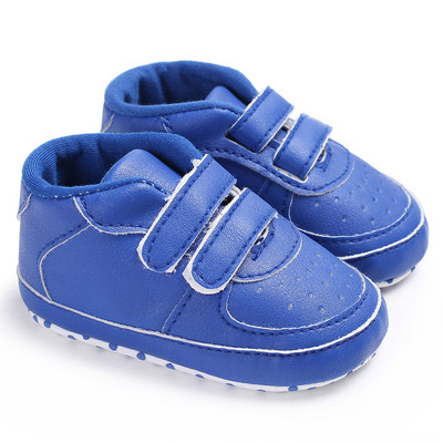 Νεογέννητα Βρεφικά παπούτσια για αγόρια και κορίτσια Μόδα ριγέ δέρμα αντιολισθητικό βρεφικό μαλακό πέλμα παιδικό παπούτσι με κορδόνια Νέα αθλητικά παπούτσια