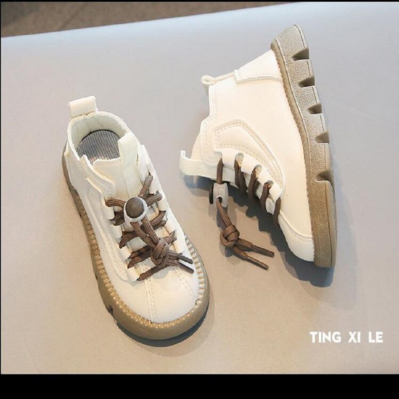 Jesen Zima 3 boje Dječje čizme za djevojčice Za djevojčice i dječake Modne kožne čizme Mekano dno Neklizajuće Dječje tenisice za trčanje 21-30