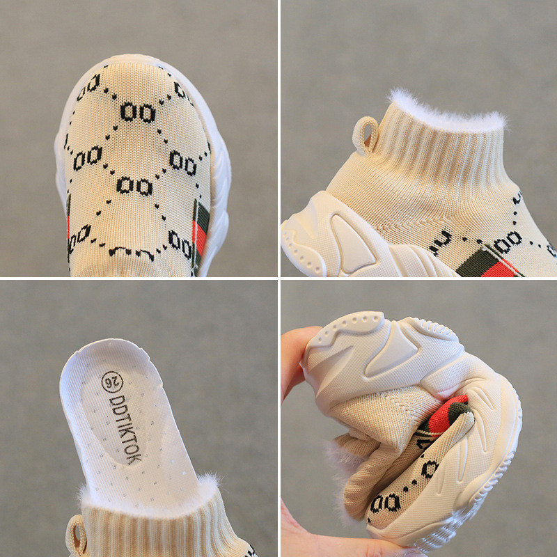 Lapsed Sügistalvised jalanõud Beebid Tüdrukud Poisid Fliisist poolsaapad Kerged spordijalatsid Kootud poolsaapad Soojad puuvillased jalanõud Lastele