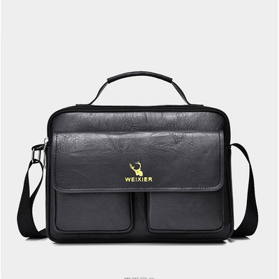 Vintage torba za rame Mini aktovka za muškarce Poslovna torba PU kožne torbice Torbica Ipad aktovke Četverokutna torba preko ramena