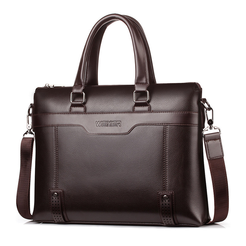 PU kožna aktovka Torba za prijenosno računalo za muškarce Ručne torbe na rame Poslovne Ita Tote Messenger Bolsa aktovke Torba za tijelo Muška