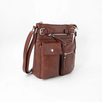 Мъжки куфар с оригинална марка Нова бизнес чанта за свободното време през рамо през рамо Многофункционални мъжки портмонета с голям капацитет