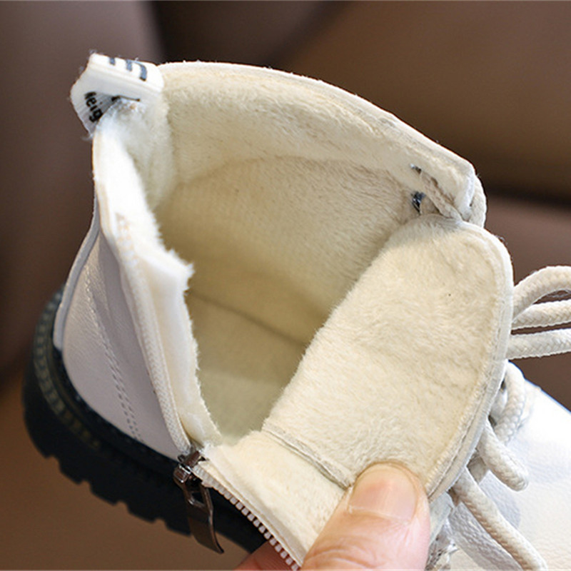 Gyerek divat Alkalmi csizmák Tipegő Fiúk Lányok Őszi téli bőr hócsizmák Gyermek futócipők Sport hócipő