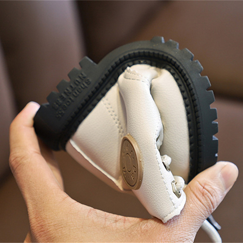 Gyerek divat Alkalmi csizmák Tipegő Fiúk Lányok Őszi téli bőr hócsizmák Gyermek futócipők Sport hócipő