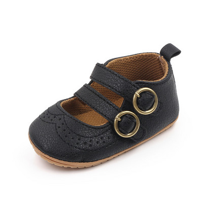 Novorođenčad Cipele za djevojčice PU koža Čvrsta plesna haljina za djevojčice Cipele za zabavu Proljeće Jesen Obuća za malu djecu Prvi hodači 0-18M