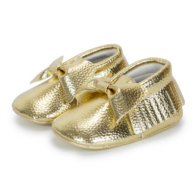 Modne prve cipele za hodanje s mašnom za novorođenčad, gumene potplate, protuklizne cipele za dječji krevetić