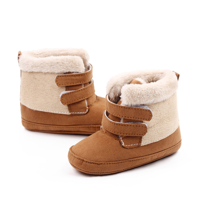 Βρεφικά μποτάκια Χειμερινά Μποτάκια για μωρά για κοριτσάκια Fluff μαλακά παιδικά παπούτσια First Walkers Αντιολισθητικά Ζεστά βρεφικά παπούτσια μοκασίνας για βρέφη