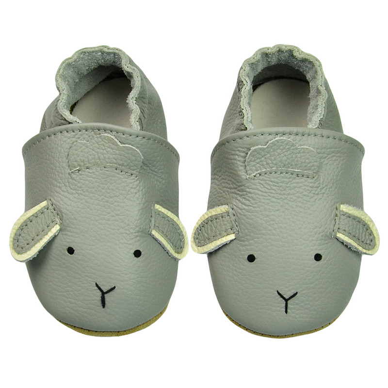 Pantofi pentru bebeluși din piele naturală de vacă cu talpă moale papuci pentru nou-născut bebeluși băieți fete sugari copii mici mocasini papuci First Walkers