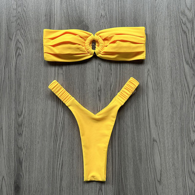 Dámske mikro bikiny s push-up strihom, plavky 2023, sexy dámske plavky, brazílske bikiny, set tangáčov, plážové oblečenie